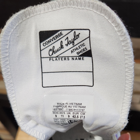 NWT Converse Chuck 70 Hi "Iridescent" " Holographic Shoe 163786c Unisex - Picture 10 of 10